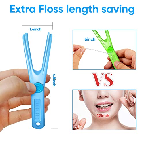 Alsten 4 Pcs Reusable Floss Holder, Professional Dental Floss Handle Holder, Easy And Comfortable Way To Clean Oral #TOP5
