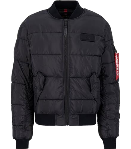 Preisvergleich Produktbild Alpha Industries Herren MA-1 Puffer Bomber Bomberjacke, Black, XL