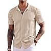 COOFANDY Men’s Knit Shirts Short Sleeve...