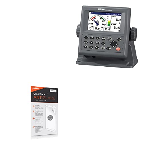 BoxWave Screen Protector Compatible with Si-Tex KRD-10 NMEA Repeater - ClearTouch Anti-Glare (2-Pack), Anti-Fingerprint Matte Film Skin