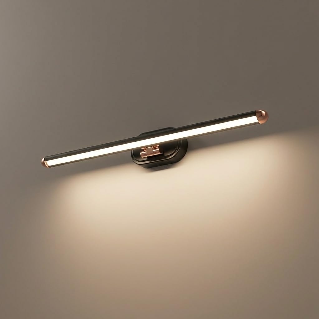 Proudome Black LED Bathroom Wall Light | Decorative Vanity Light for Mirror, Dressing Room & Picture | Modern Wall Mounted LED Lamp for Grooming & Makeup 3