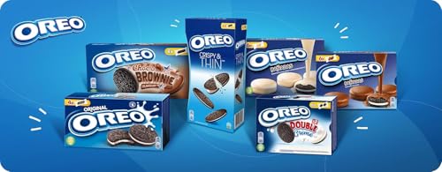 Image of DECADENT Oreo Banadas Choco Blanco, White Chocolate Covered Cookies, 6 Pack 246g (Product Of Italy)