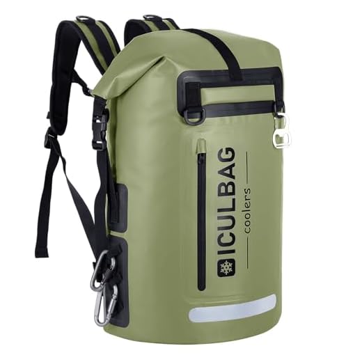 Iculbag Cooler Backpack Insulated Waterproof Leak Proof 48cans Collapsible Larger Backpack Coolers Insulated Leak Proof for Men Women 24 Hours Cooling for Picnic Camping Hiking Beach Travel Kayaking…