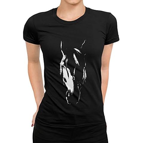 crintiff Camiseta de caballo para mujer Cover