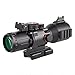 GII PM3.5X40 Prism Scope Long Eye Relief 3.5x40mm Prism Scope Wide Angle Red/Green/Blue Illuminated (PM3.5X40HS)