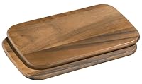 Zassenhaus 0000055016 2er Set Frühstücksbrett, Holz, braun, 2 x 17 x 25,8 cm, Akazie