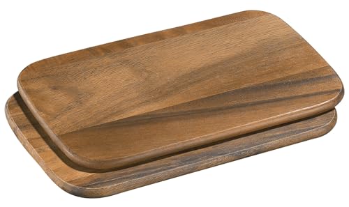 Zassenhaus 55016 - Set de 2 bandejas de desayuno (madera de acacia, 26 x 17 cm)