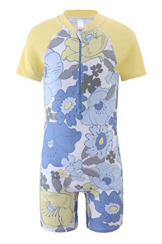 Image of Girls Rash Guard Long Sleeve One Piece Swimsuits Stripes Zipper Bathing Suits UPF 50+ /Sun Protection