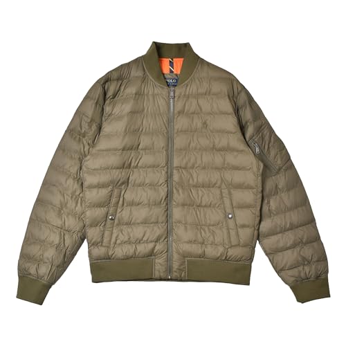 [POLO RALPH LAUREN] [ポロ ラルフローレン] テラ キルティング ボンバー ジャケット 710907554 メンズ L 01.ディフェンドグリーン [並行輸入品]