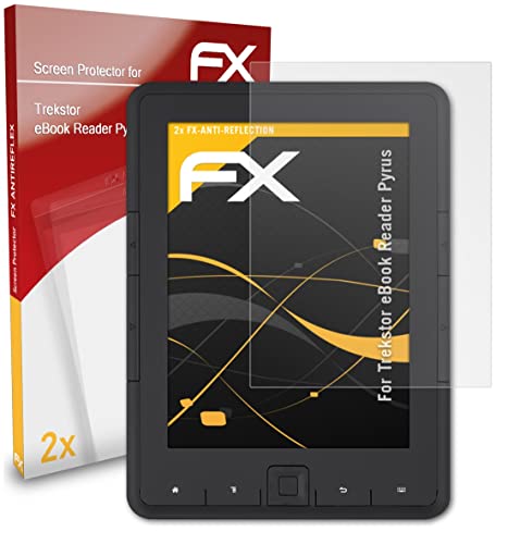 Atfolix Screen Protector Compatible With Trekstor Ebook Reader Pyrus Screen Protection Film, Anti-Reflective And Shock-Absorbing Fx Protector Film (2X) #TOP2