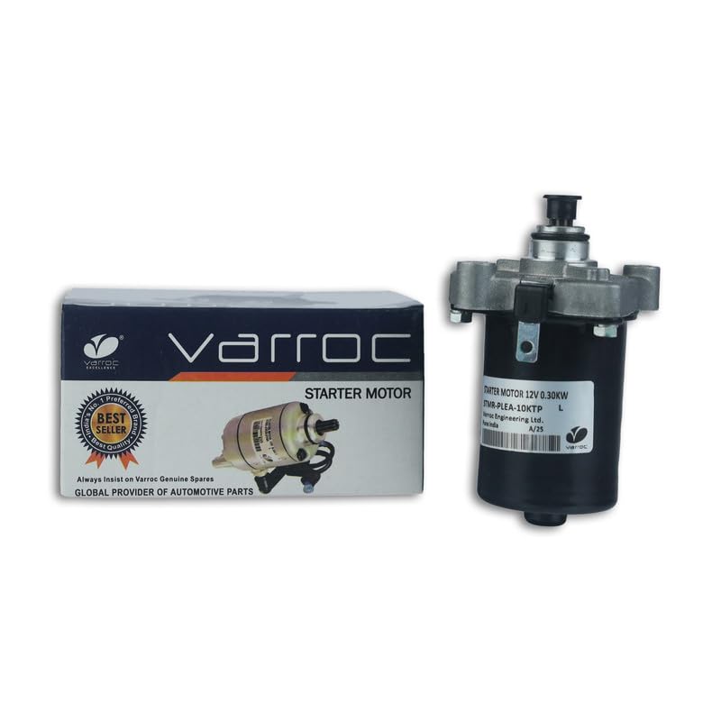 VARROC Starter Motor Pleasur | Superior Starter Motor | Ideal for OEM Replacement | Durable Build | Resists Heat & Vibrations | Reduces Battery Stress