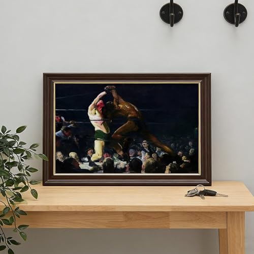 Impression toile George Bellows Both Members art mural suspendu pour passionné de boxe - 7