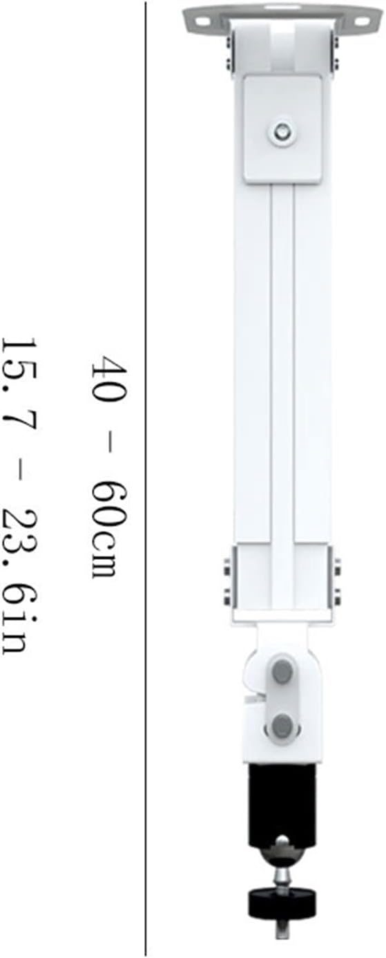 Projector Mount Projector Rack Home Heavy-duty Thickened and Thick Wall-mounted Projector Shelf Living Room Conference Room 360° Rotating Stand Projectors Bracket (White )