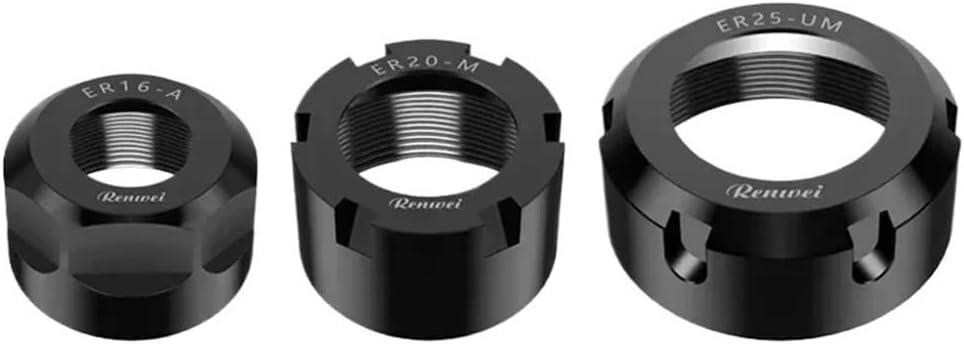 CNC ER Collet Er8 ER11 ER16 ER20 ER25 ER40 Er32 Um/M/A Nut Sk10 Sk06 Ger16 Ger20 Oz20 Isoer16ms Oz25 Collet Nut(Black,ER11-M (M13-0.75))