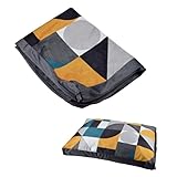 Paris Prix Housse de Coussin pour Chien & Chat Géo 100cm Anthracite