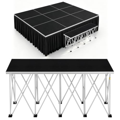 24.4'' H Folding Stage Step for Height Than 41'' Portable Stage Platform