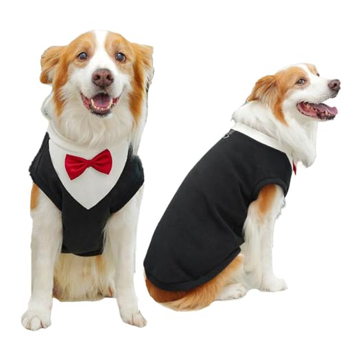 AttRex かわいい 犬服 秋冬 ペット パーカー コート あたたかい 小型犬 中型犬 大型犬 防寒 ドッグウェア ふわふわ tシャツ ボア付き 子犬 猫 洋服 チワワ服 お散歩 スポーツウェア (M,ブラック)