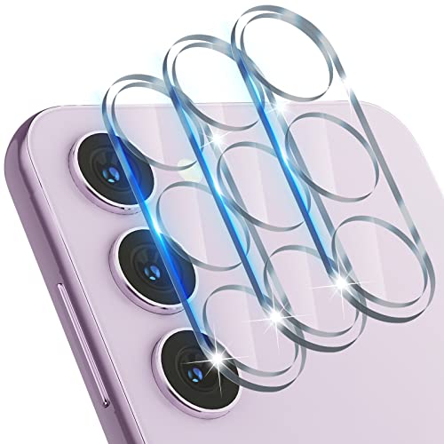 imluckies [3 Pièces Protection Objectif Caméra Arrière pour Samsung Galaxy S24 / S23 / S23 Plus Verre Trempé, 9H Dureté & Ultra HD, Anti-Rayures, Facile...