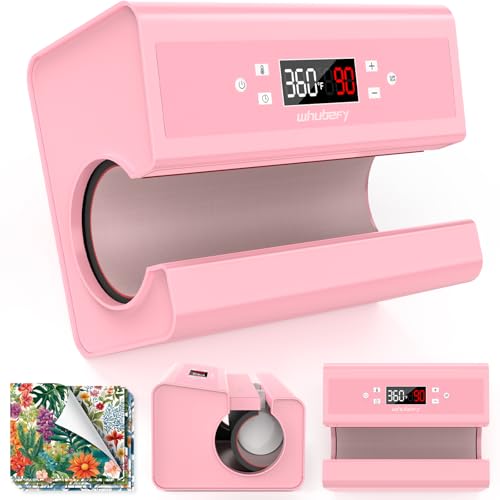AKEYDIY 5587_B_EU - Prensa caliente para tazas, color rosa, grande