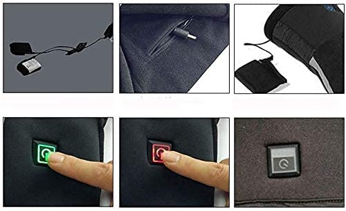 Gants chauffants électriques 3 niveaux de température pour l'extérieur