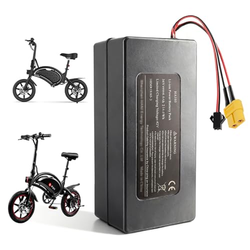 YLuBik 36V 6Ah Jetson Bolt Electric Bike Battery with 50W-350W Motors