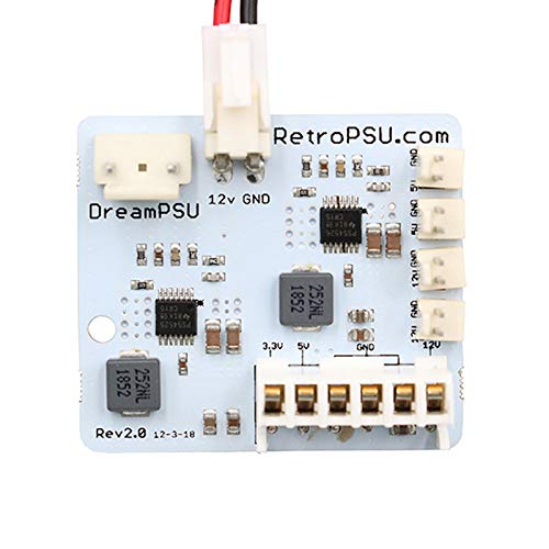 Fauge Dreamsu 12V Power Supply Replacement Kit Rev2.0 Version for Sega Dreamcast Game Console US Plug UK Plug EU Plug AU Plug