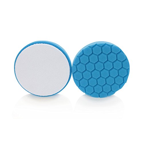 Chemical Guys Bufx_105Hex5 Hex-Logic Light Polishing/Finishing Pad, Blue (5.5 Inch Pad Made For 5 Inch Backing Plates), 1 Pad Included #TOP3