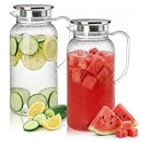 Perfetto per ogni occasione: che si tratti di famiglia, ufficio, festa in giardino o ristorante, questa versatile brocca in acrilico con coperchio è la caraffa perfetta per bevande. L'elegante brocca in plastica serve bevande fredde o calde in modo affidabile e presentabile.