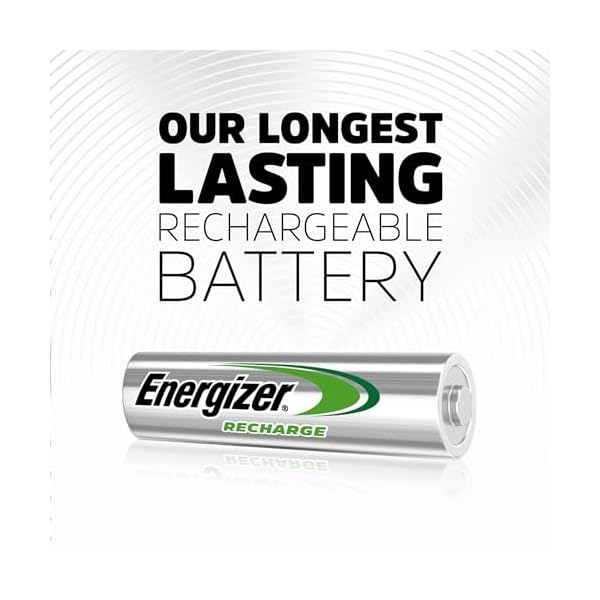 Energizer Power Plus Rechargeable AA Batteries (4 Pack), Double A Batteries - Image 3
