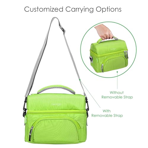 Image of Bentgo Deluxe Insulated Lunch Bag with Adjustable Strap & Outer Pocket