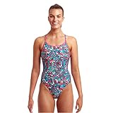 Funkita Damen Badeanzug Schwimmanzug Diamond Back West Wing, Größe:42