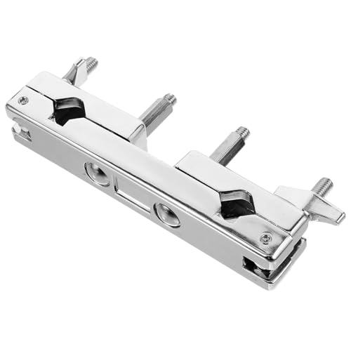 Clamp universal doble para platillos y campana de batería miniatura 1