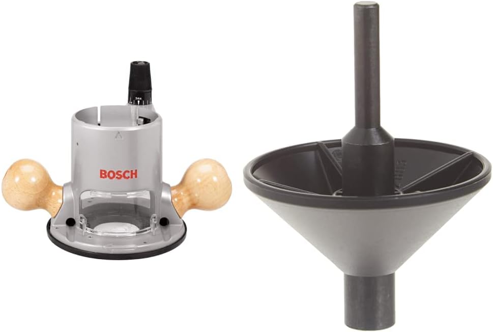 Bosch RA1161 Router Fixed Base&BOSCH RA1151 Router Subbase Centering Pin and Cone