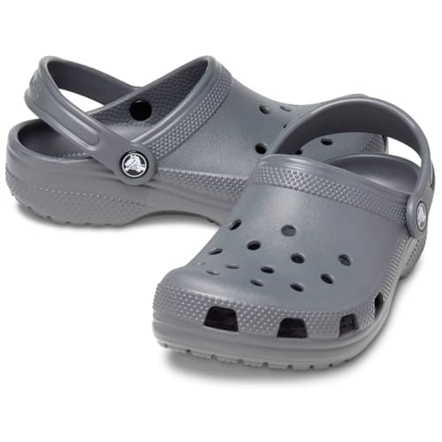 Image of Crocs Kids' Classic Clog, Slate Grey /Slate Grey, 3 Little Kid