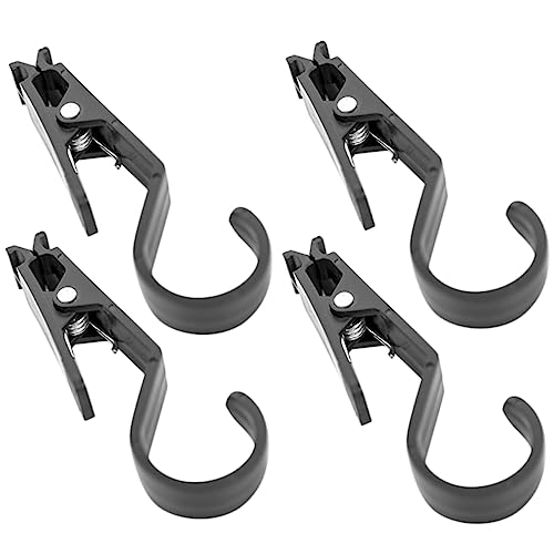 SUPVOX 4Pcs Outdoor Tent Hooks Heavy Duty Tarp Clips Anti-Slip Design...
