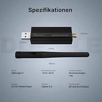 SONOFF Zigbee 3.0 USB Dongle Plus,Zigbee Gateway TI CC2652P + CP2102N Zigbee USB Stick,Zigbee Hub für ZHA in Home Assistant or Zigbee2MQTT,Open HAB etc. – Ansicht 6