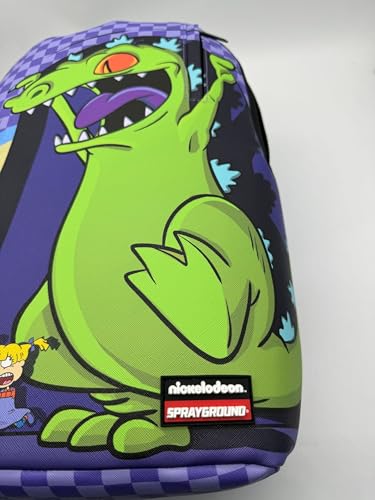 Sprayground Reptar Chase DLXSV Backpack, Multicolor, Unisex, PVC Material, Multiple Compartments, 18 x 11.5 x 6.5 inches2