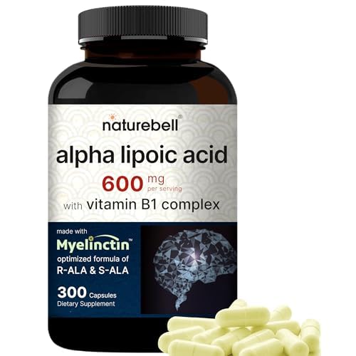 NatureBell Alpha Lipoic Acid 600mg Complex – 300 Caps