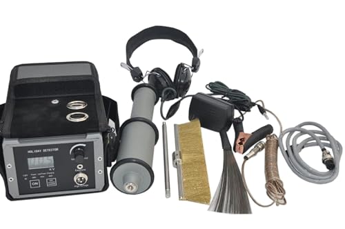 HFBTE Holiday Tester High Voltage Porosity Detector Electric Spark Leak Detector with Thickness Range 0.05mm~10mm Output Voltage 600V~30000V for Detecting Metal Corrosion Coating Quality Tool Etc