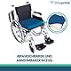 OrtoPrime Antidekubitus viskoelastisches Posturales Kissen - Orthopädisches Coxis-Entlastungskissen - Therapeutisches Memory Foam Sitzkissen - Geeignetes Sitzkissen für Rollstuhl, Zuhause & Büro