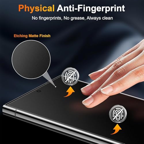 Image of ZARALA Matte Tempered Glass Screen Protector for Samsung Galaxy S26 Ultra 5G | 9H Hardness | Anti-Scratch | Smooth Touch | Bubble-Free | Case Friendly