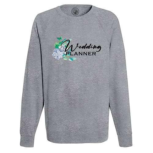 Wedding Planner Sweat Homme à Fleurs Bleues pour les Préparatifs