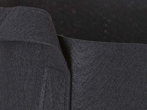 247Garden 5-Pack 30 Gallon Grow Bags/Aeration Fabric Pots w/Handles (260GSM, Black, 15.5H x 24D) - Thumbnail 4
