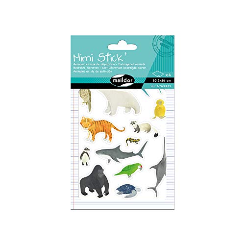 Maildor Endangered Animals Mimi Stick, Confezione