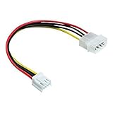 Drahtquerschnitt: 18 AWG Delock 83184 Stromkabel (4-polig auf Floppy 4-polig, 24cm)