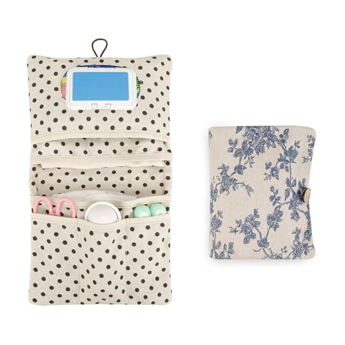 Bolso portátil organizador para pañales de bebé miniatura 3