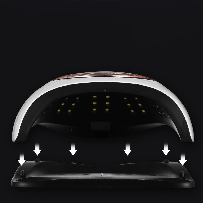Lampe à ongles LED 180W et machine de photothérapie pour séchage rapide du gel - 5