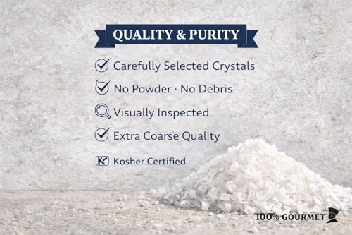Premium Caribbean Sea Salt – Extra Coarse Sea Salt for Grinder, Natural & Unrefined, 2 lb