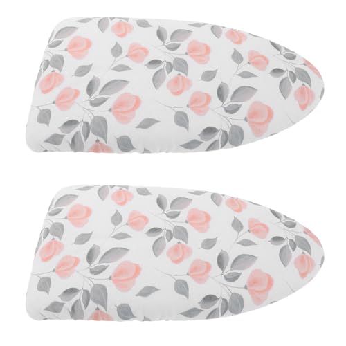 CHICAMPERA 2個 携帯用ミニ手持ちアイロン台 断熱耐熱アイロンパッド 取り外し可能カバー付き 収納簡単 軽量コンパクト 出張旅行用衣類ケア