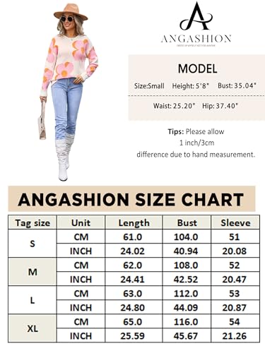 Angashion Women Long Sleeve Sweater thumb #3